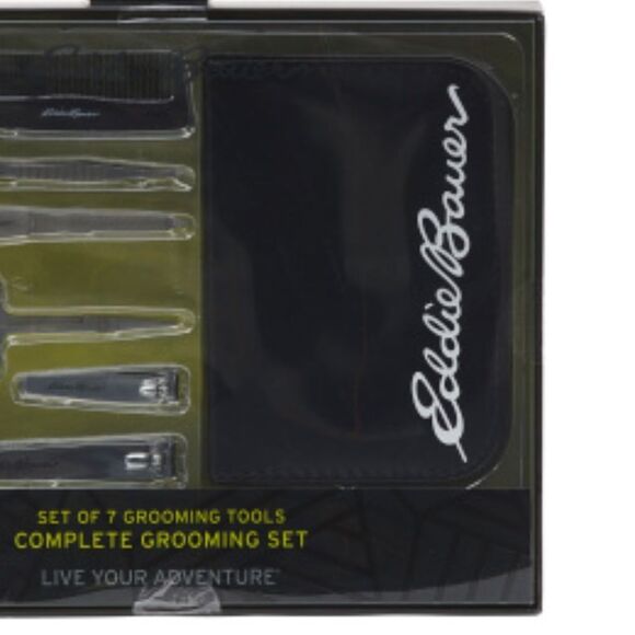 Eddie Bauer Set of 7 Durable Stainless Steel Versatile Manicure Tools - Picture 4 of 9